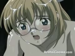 Corrupting Hentai Babe In Stockings Getting Tiny Pussy