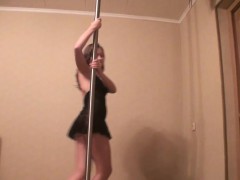 Pole Dancing Princess Makes A Try Out Video For Her