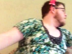 Fat Fat Faggot Crossdresser