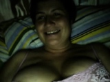 Russian mature mother flashing tits