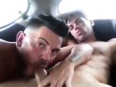 Hot Latino Blowjob in car