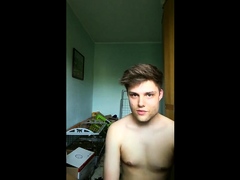 Cross-dressing Twink's Kinky Striptease