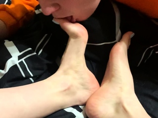 Ally kay femdom and foot fetish with horny boyfriend